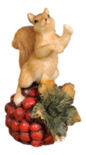 Figura De Ardilla De Resina Con Forma De Ardilla De Jardín C