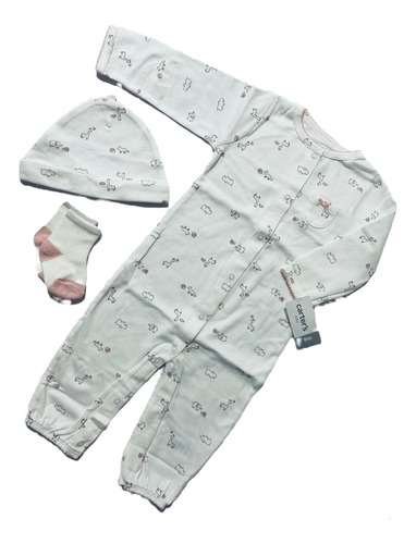 Pijama 3 Piezas Carter´s Para Bebes 