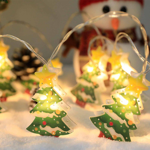 Árbol De Navidad De Doble Cara Con Luz De Navidad Led C