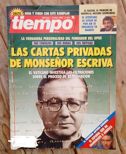Revista Tiempo (españa) N 522, Mayo 1992 / Banderas Sabina 