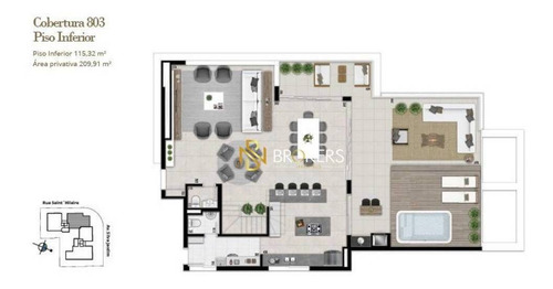 Imagem 30 de 30 de Apartamento Duplex À Venda, 256 M² Por R$ 3.549.160,00 - Batel - Curitiba/pr - Ad0032