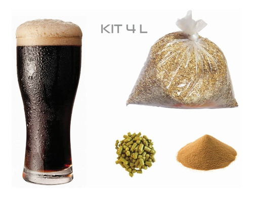 Kit 4 L Receta Porter De Grano Para Cerveza Artesanal | MercadoLibre