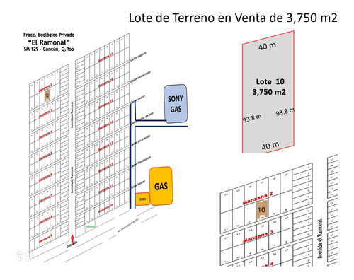 Terreno Ecológico, Venta De 3,750 M2, Fracc. El Ramonal, Km 15, Cancún-mérida