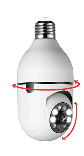 Kit 2 Câmera De Segurança Ip Wi-fi Wireless Quintal Casa Top Cor Branco