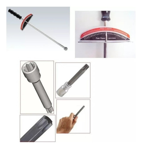 Kit Torquimetro + Chave Cabeçote Eco Sport 1.0 Rocam