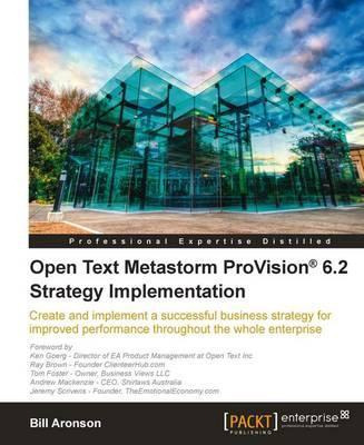 Libro Open Text Metastorm Provision (r) 6.2 Strategy Impl...