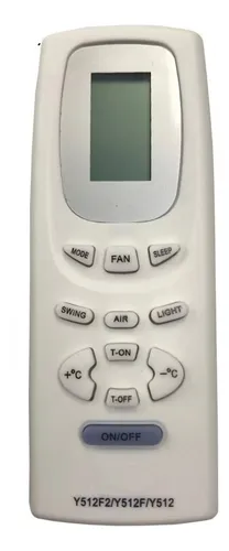 Controle Remoto Para Ar Condicionado Split Gj7-22l Gj10 Gsw6