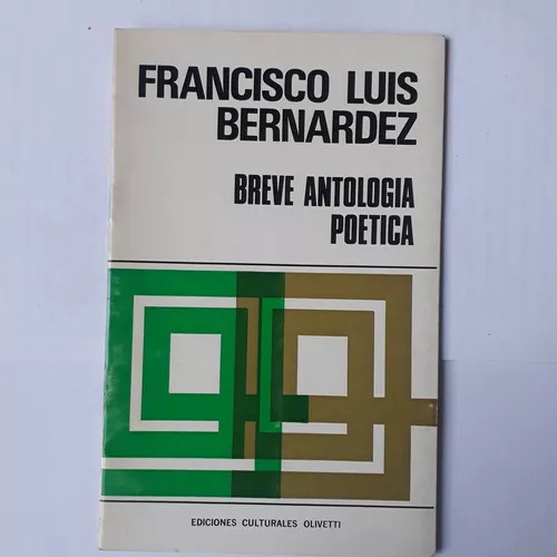 Breve Antologia Poetica  Francisco Luis Bernardez