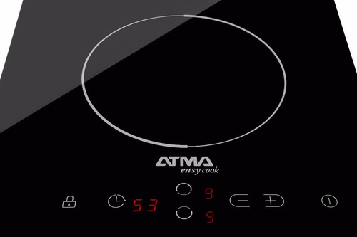 Imagen 2 de 2 de Anafe eléctrico Atma CAE3020V negro 220V