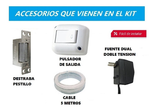 Cerradura Electrica Pestillo Control Acceso Abre Puerta Ji
