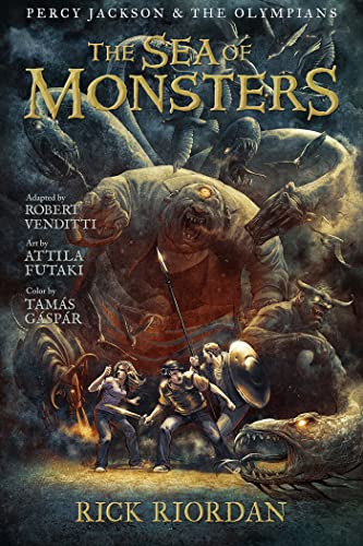 Book : The Sea Of Monsters The Graphic Novel (percy Jackson