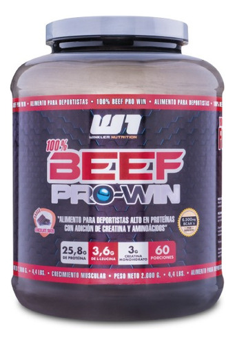 Proteina De Carne Beef Pro Win 2kg Adición De Creatina Winkl