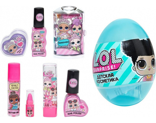 Lol Surprise Toy Cosmetic - 8cm Huevo Con Sorpresas Cosmetic