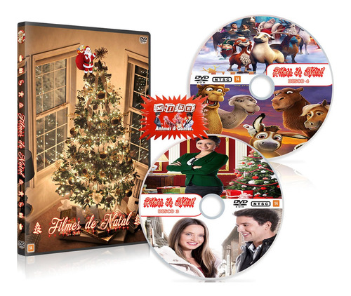 Box Dvd 12 Filmes Natal Dublado Presente De Natal Esperança | Parcelamento sem juros Box Dvd 12 Filmes Natal Dublado Presente De Natal Esperança | Parcelamento sem juros