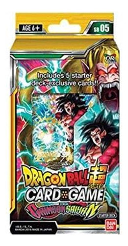 Dragonball Super Cg: Deck Starter The Crimson Saiyan Sd05