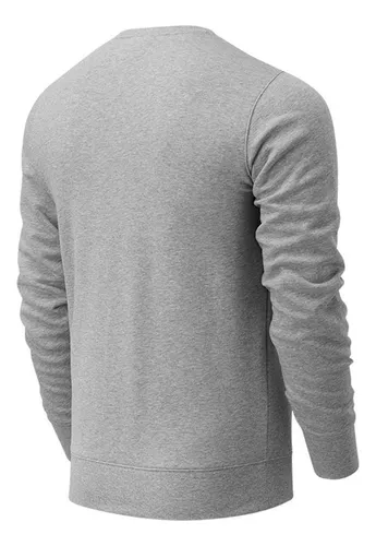 Sueter New Balance Classic Core Crew Para Hombre-gris Claro