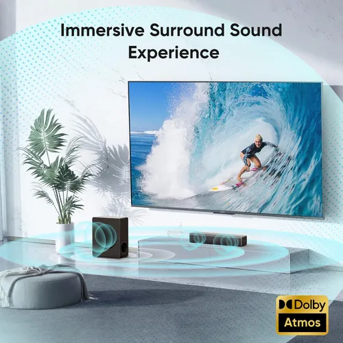 Barra De Sonido Completa Con Dolby Atmos Y Subwoofer