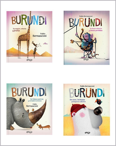 Pack Burundi De Pablo Bernasconi (4 Libros)