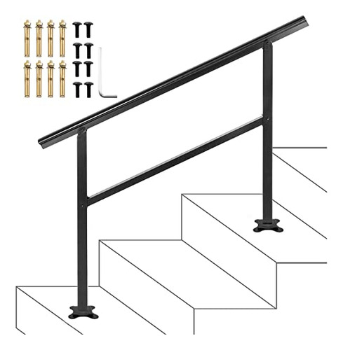 Barandilla Escaleras Exteriores 47.6 X 35.2 Pulgadas, B...