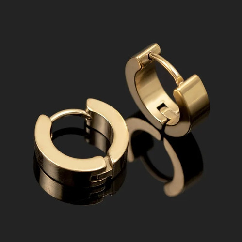Imagem 6 de 6 de Brinco Argola Masculino Aço Inox Qualidade E Excelente Preço