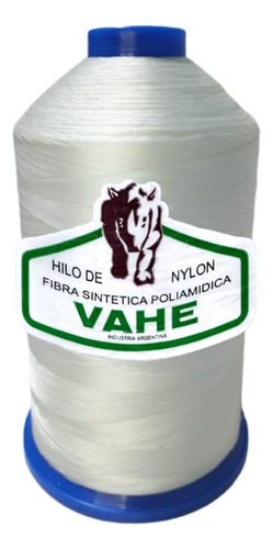 Hilo Vahe Nylon Fibra Sintética Poliamidica N 40 Blanco.