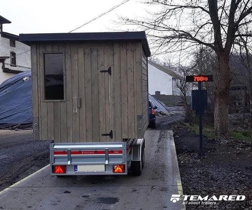 Trailer Temared Pro 3015 - 750 Kg 3.0 X 1.5 Mts S/ Frenos