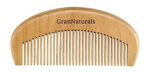 Grannaturals Detangling Pelo De Madera Mas Beard Comb Para M