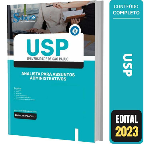 Apostila Usp - Analista Para Assuntos Administrativos