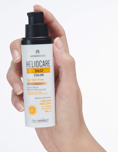 Heliocare 360 Gel Oil-free Color Bronze Spf 50 50 Ml