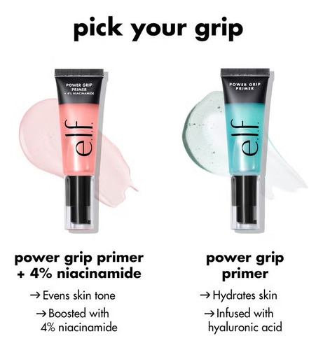 Elf Power Grip Primer With Hyaluronic Acid 24ml Azul Claro