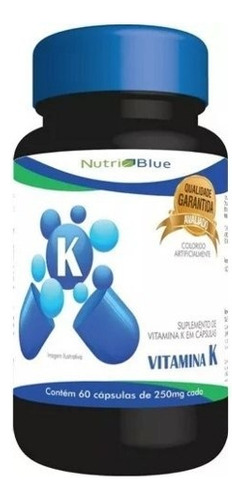 Suplemento em cápsula Nutriblue  Vitamina K2 MK-7 vitaminas Vitamina K2 MK-7
