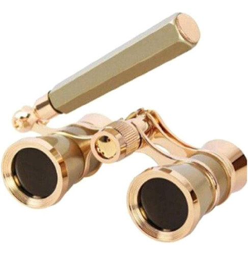 3x25 Opera Gafas Telescopio Binocular Con Mango / Kit De Acc