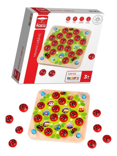 Juego Ladybug De Madera Acacia La Kobra 2329