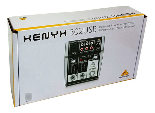 Mezclador 2 Canales C/interfaz De Audio/usb Xenyx 302usb