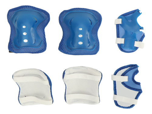Rodilleras Y Coderas Blue Kids, Esponjas Suaves Para Patinaj