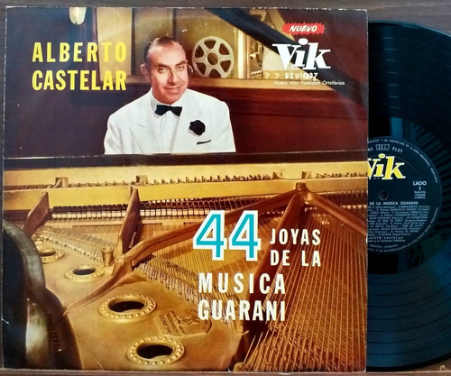 Alberto Castelar - 44 Joyas Musica Guarani Lp 1960 Folklore