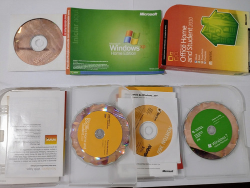 Windows Xp, Office 2010 E Windows 7 Home Premium