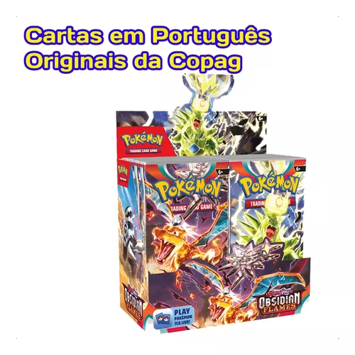 Booster Box 36 Pacotes Escarlate e Violeta COPAG Original Cartas