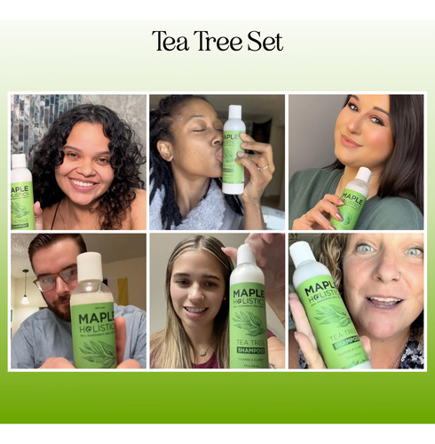 Conjunto De Shampoo E Condicionador Maple Holistics Tea Tree