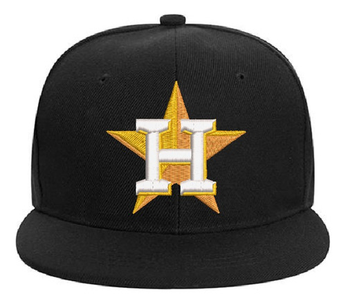 Gorro Snapback Visera Plana Houston Astros Mlb Bordado 