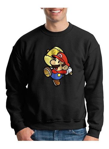 Buzo Deportivo Mario Bro Nintendo Family Game Nes Crewneck