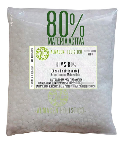 Btms 80% Materia Activa Emulsionante Acondicionador Kilo Kg