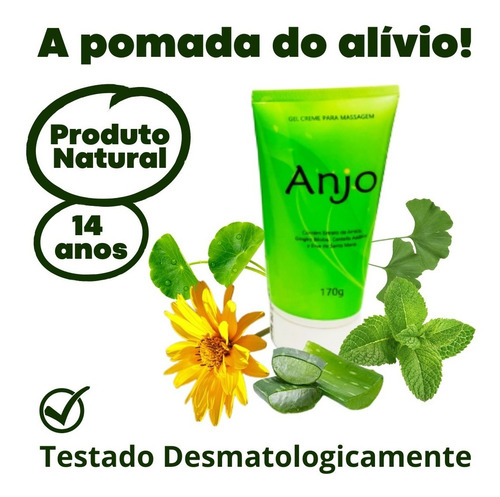Pomada Anjo - Kit 4 Unidades Para Cuidado Da Saúde