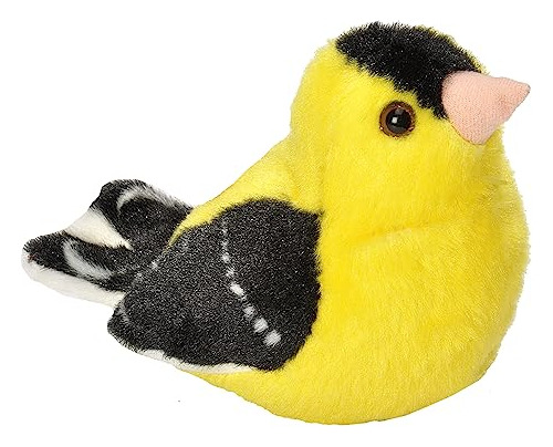 Wild Republic Audubon Birds American Goldfinch Plush With Au