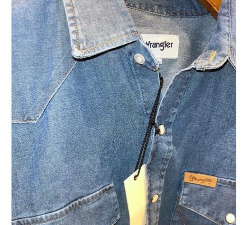 Imagen 4 de 4 de Camisa De Jean Wrangler Hombre Original Varios Colores