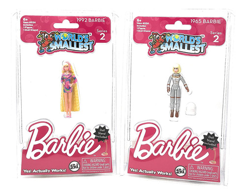 Worlds Smallest Barbie Series 2 - 2 Pack Bundle 1965 Astrona
