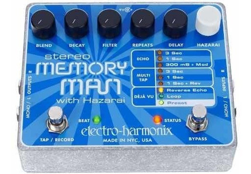 Pedal Delay Electro Harmonix Memory Man With Hazarai
