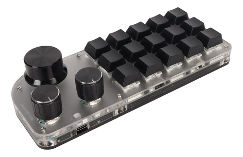 Teclado Usb Mini De 15 Teclas, 3 Botones, Tipo C, Cableado,