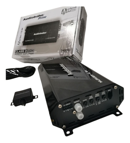 Amplificador Case D Audiobahn Compac 1ch Murder-1d 2400w