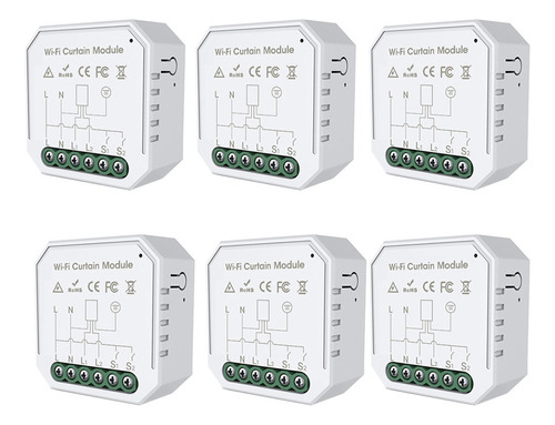 Módulo De Interruptor De Cortina Inteligente Tuya Wifi De 6